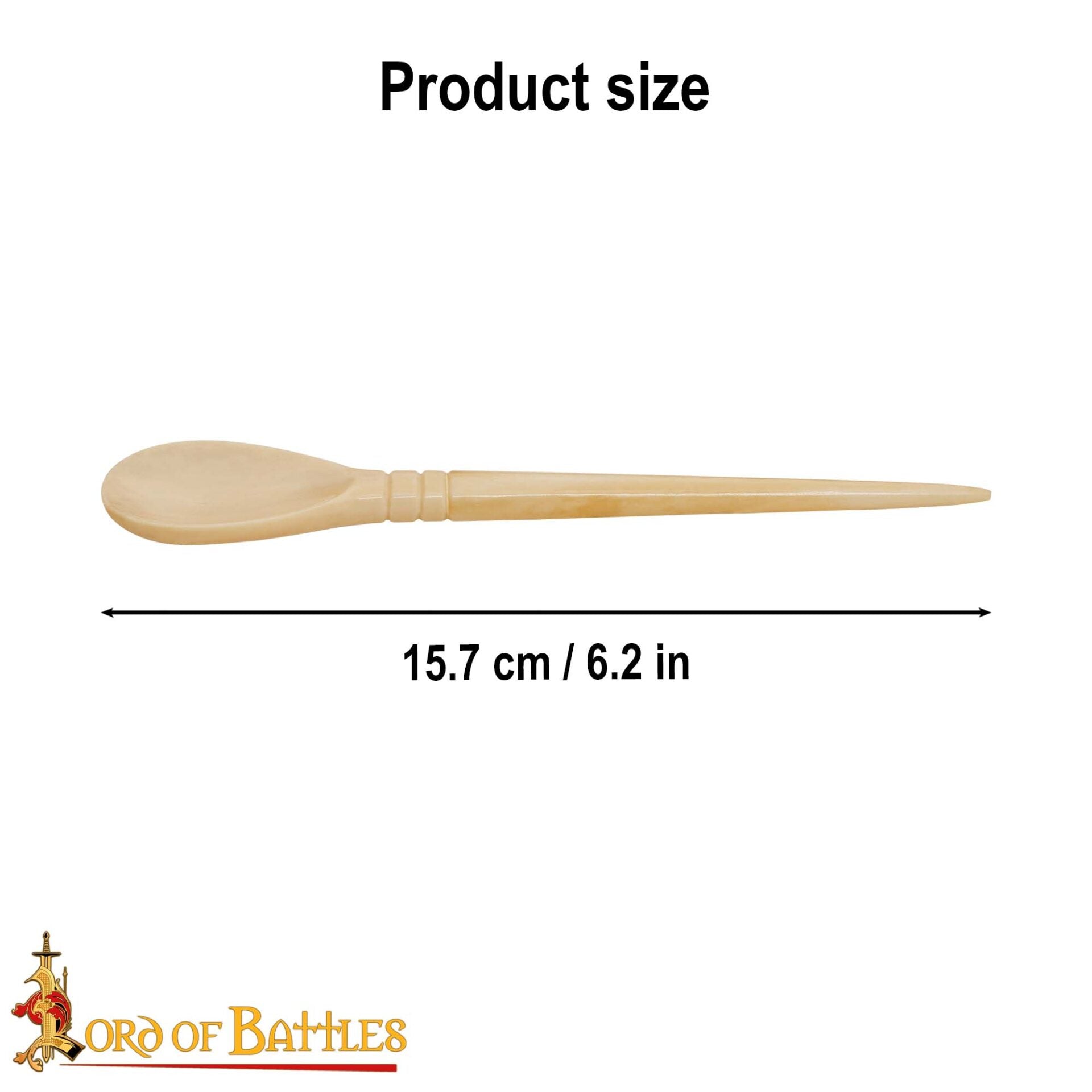Cucharas romanas de hueso de buey — set de 2 - imagen 10