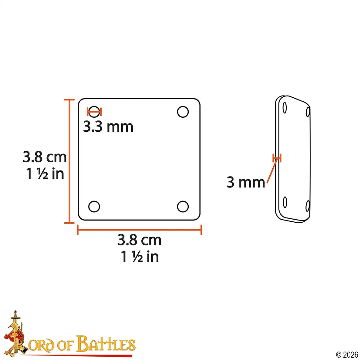 Tablillas de hueso para tejido con tabletas — estilo vikingo
