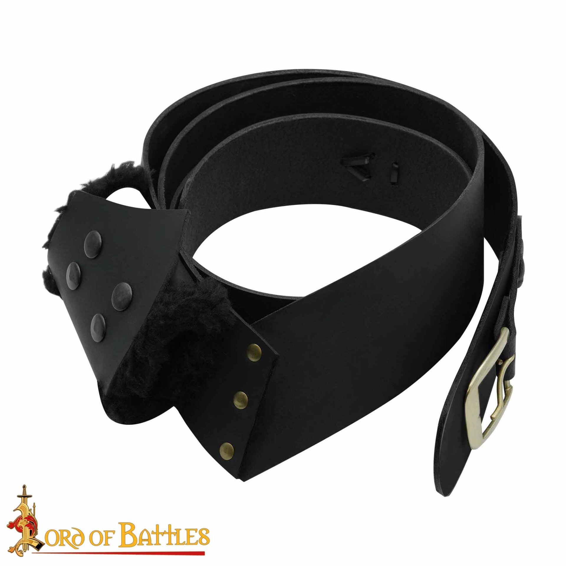 Bandolera medieval de cuero genuino para espada - imagen 16