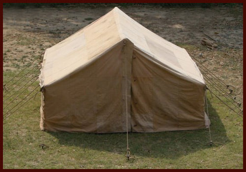 Imagen única de: Tienda De Campaña Romana De Cuero, Juego Completo