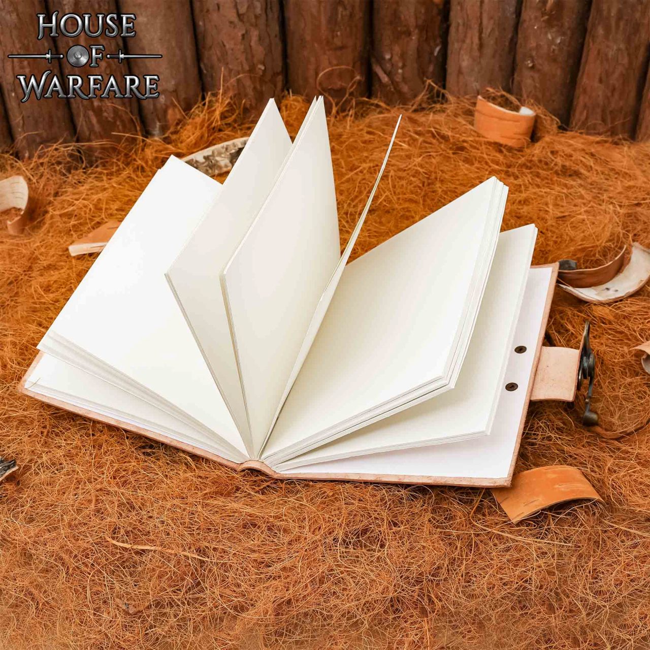 Imagen única de: The Pentagram Leather Journal Agenda de Piel Auténtica