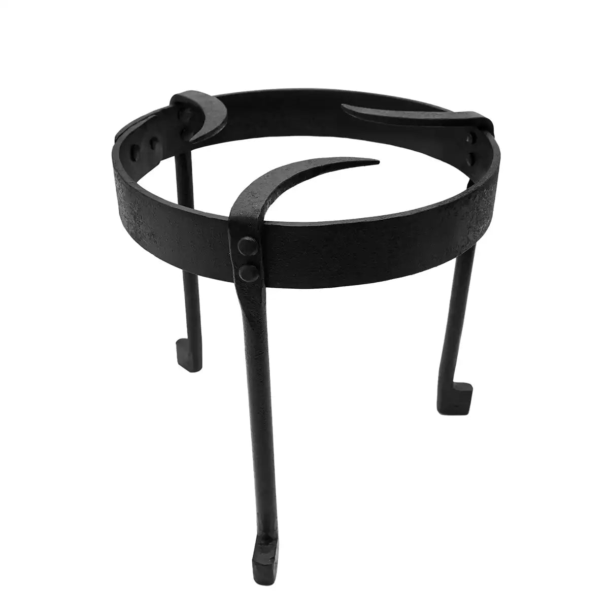 Trípode de cocina medieval forjado a mano