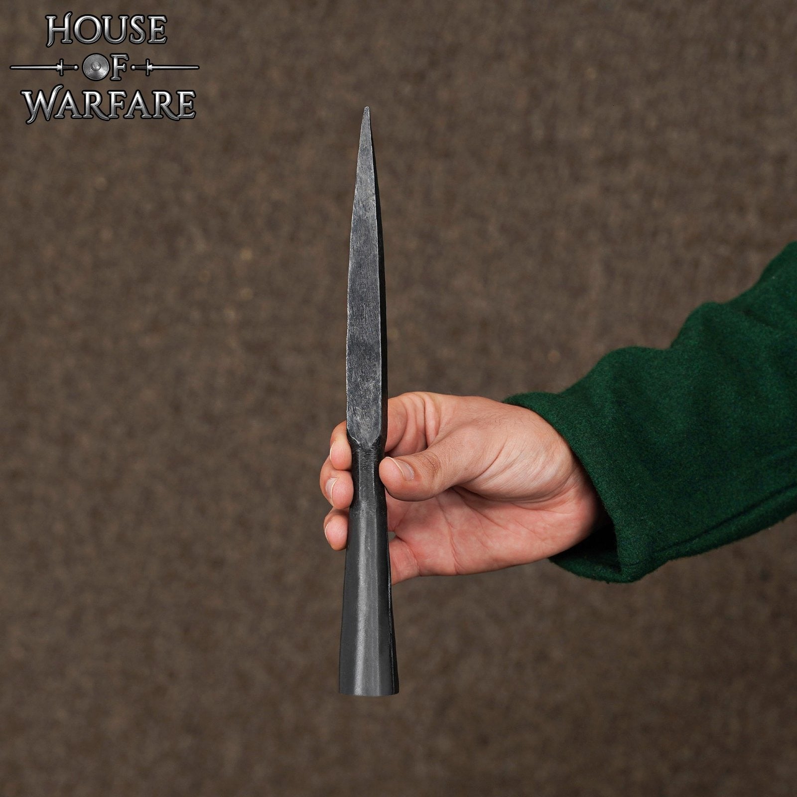 Lanza de Lanzamiento de Jabalina Forjada a Mano de Acero Al Carbono Estilo Vikingo - Imagen 15