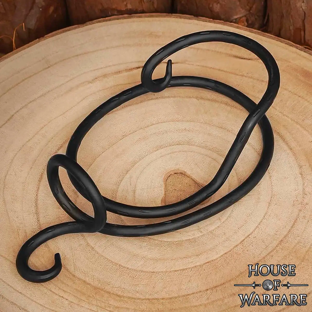 Soporte para cuerno rústico forjado a mano - imagen 4
