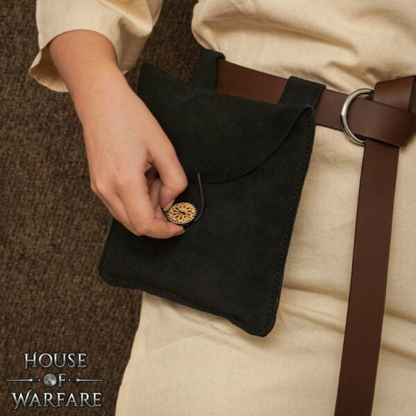 Imagen única de: Bolso grande de ante genuino