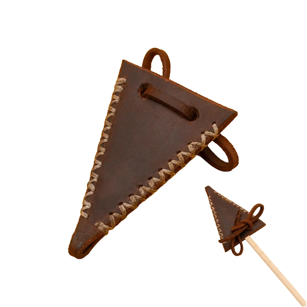 Funda de cuero para pilum y puntas de flecha romanas