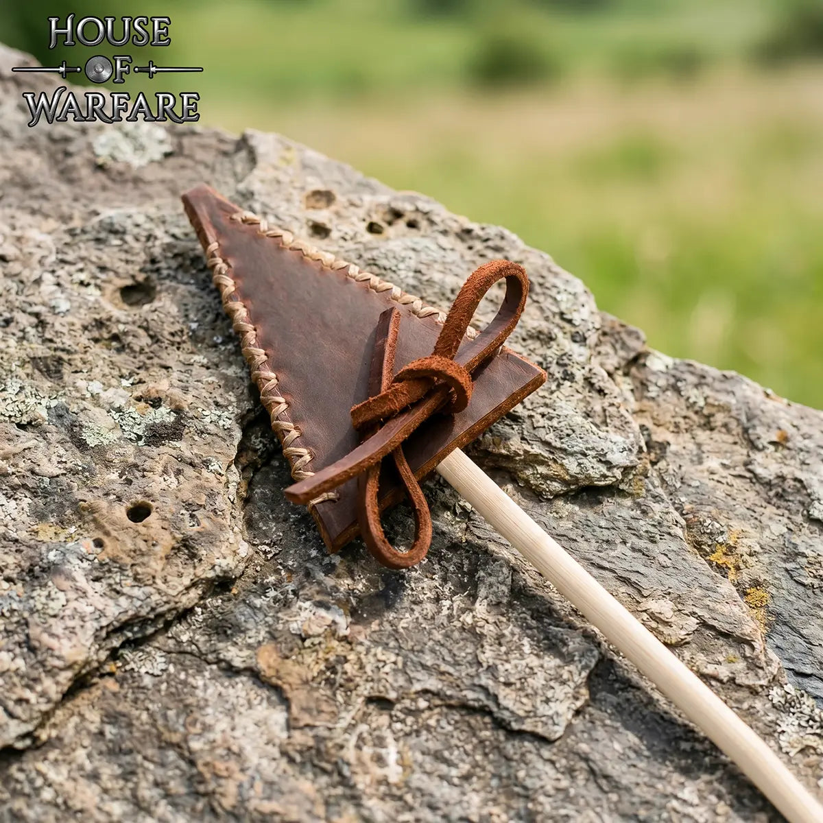 Funda de cuero para pilum y puntas de flecha romanas