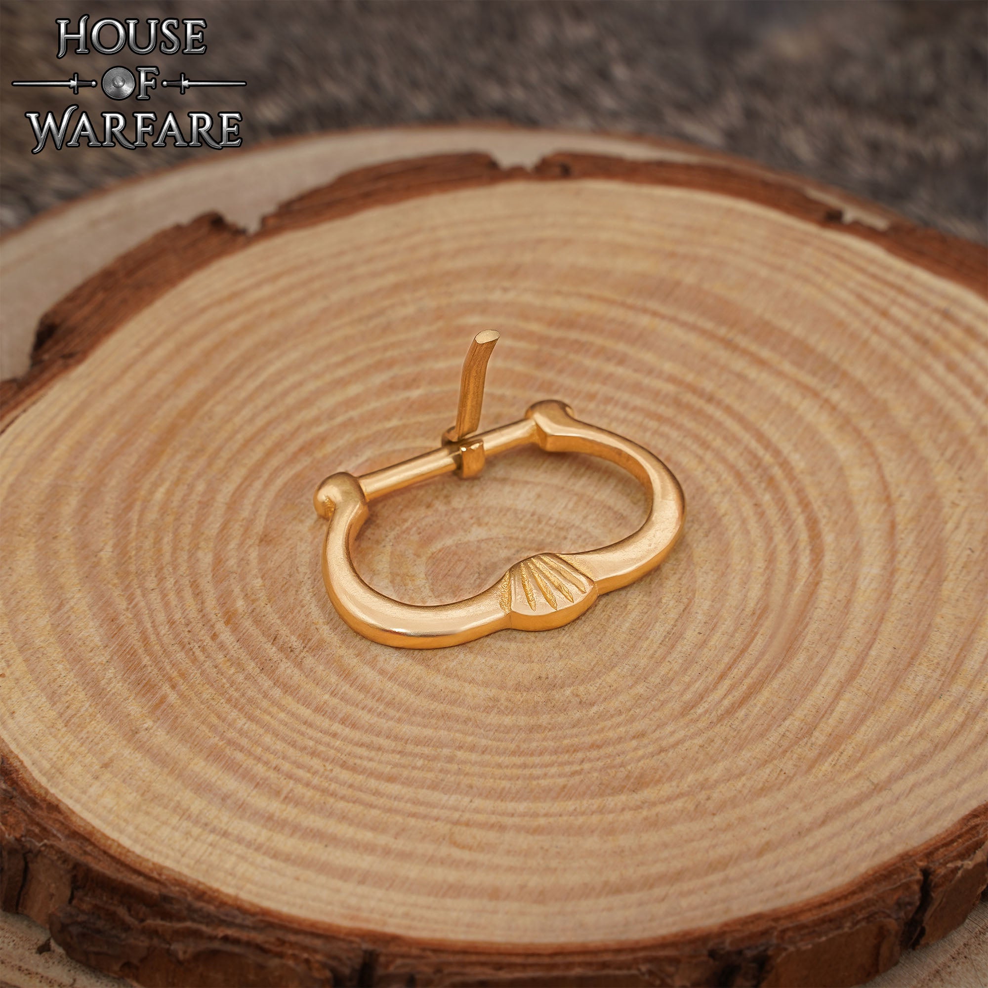 Hebilla de latón para cinturón 2,5 x 3 cm - imagen 4