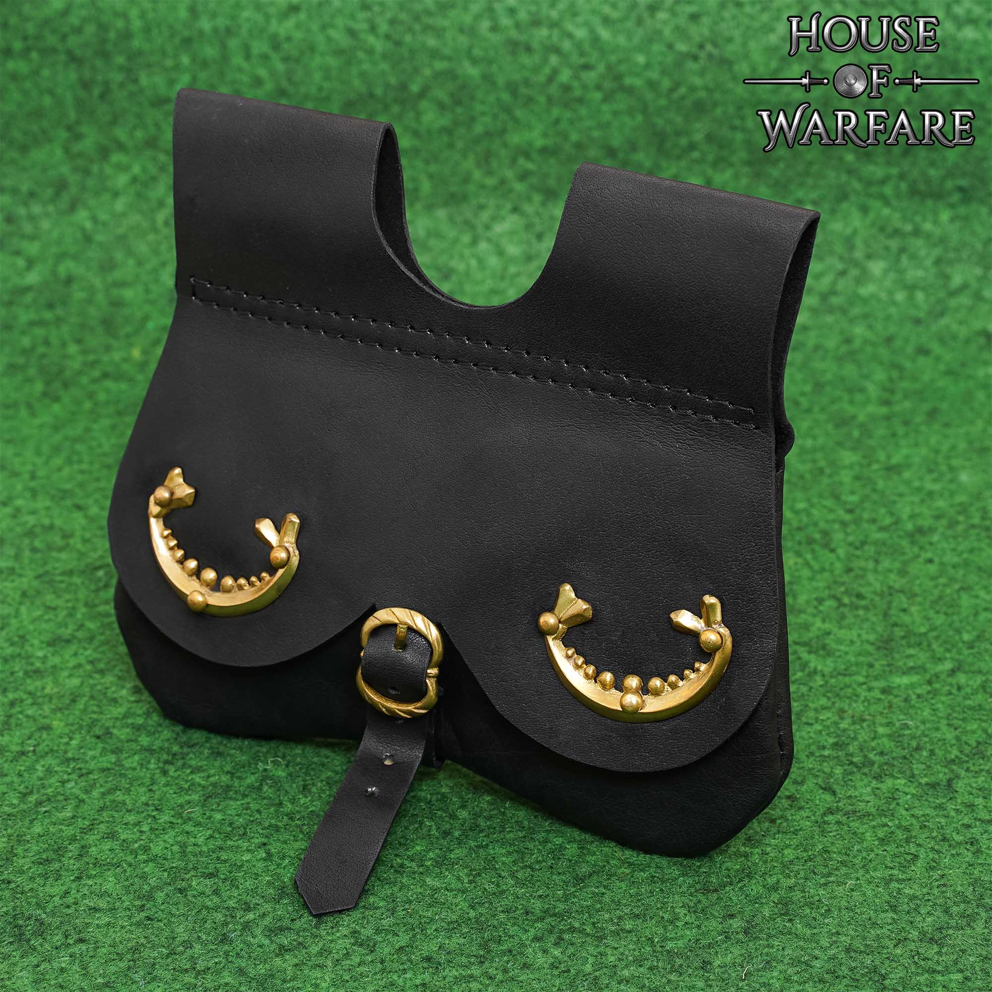 Riñonera medieval de cuero - imagen 5