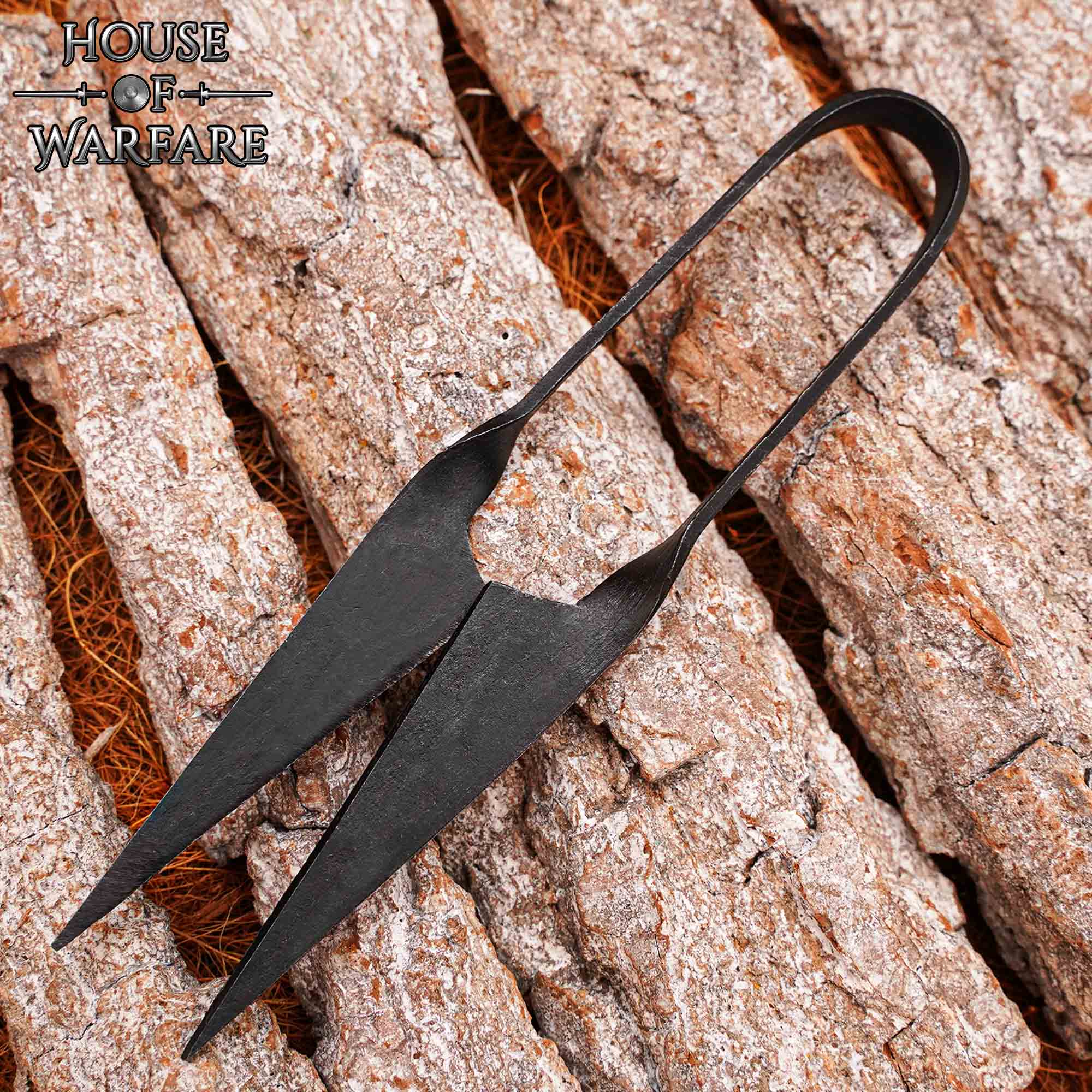Tijeras medievales forjadas a mano (hierro) - imagen 5