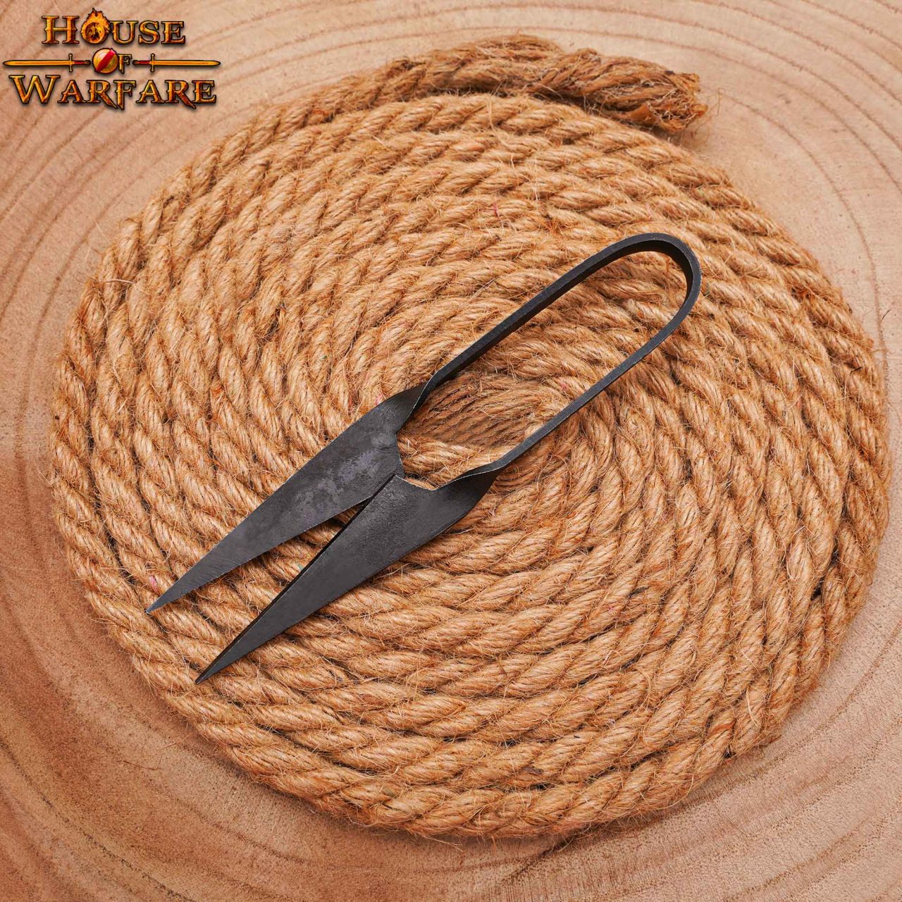 Tijeras medievales forjadas a mano (hierro) - imagen 11