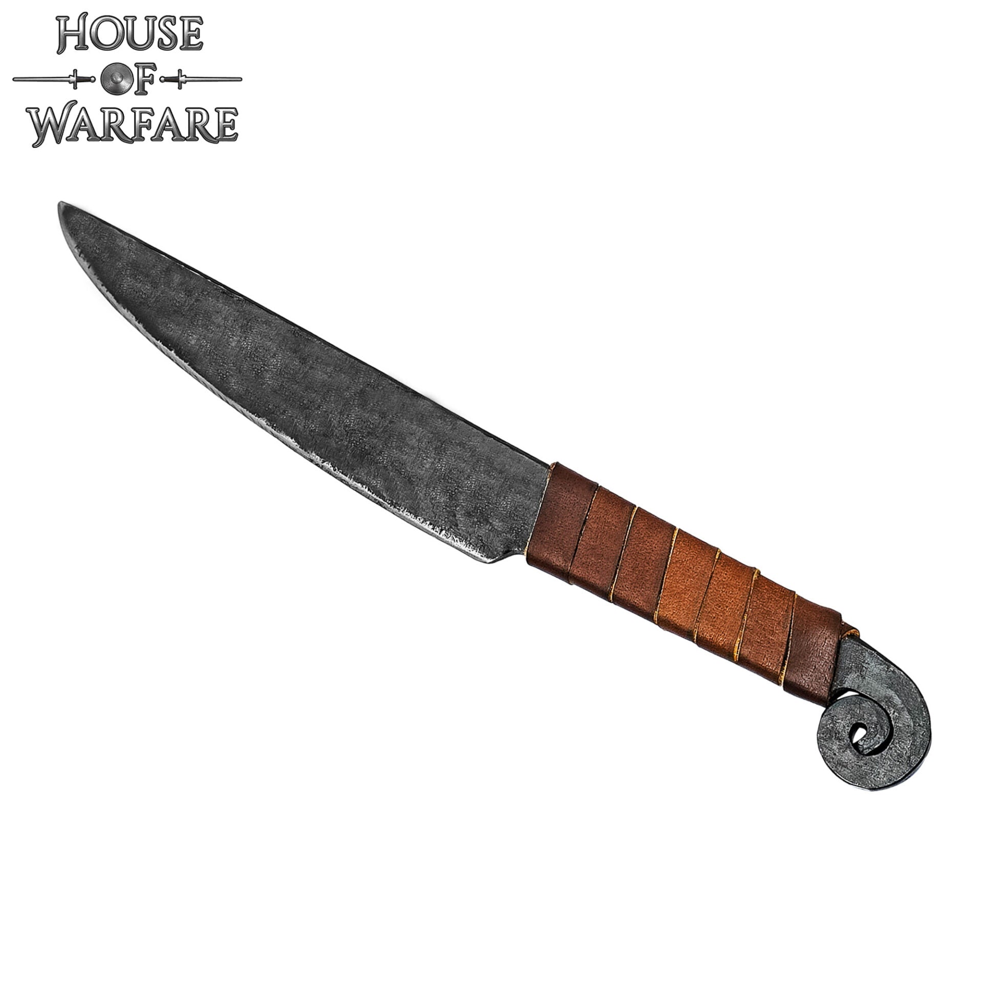 Imagen única de: Cuchillo de Caza Medieval Forjado a Mano