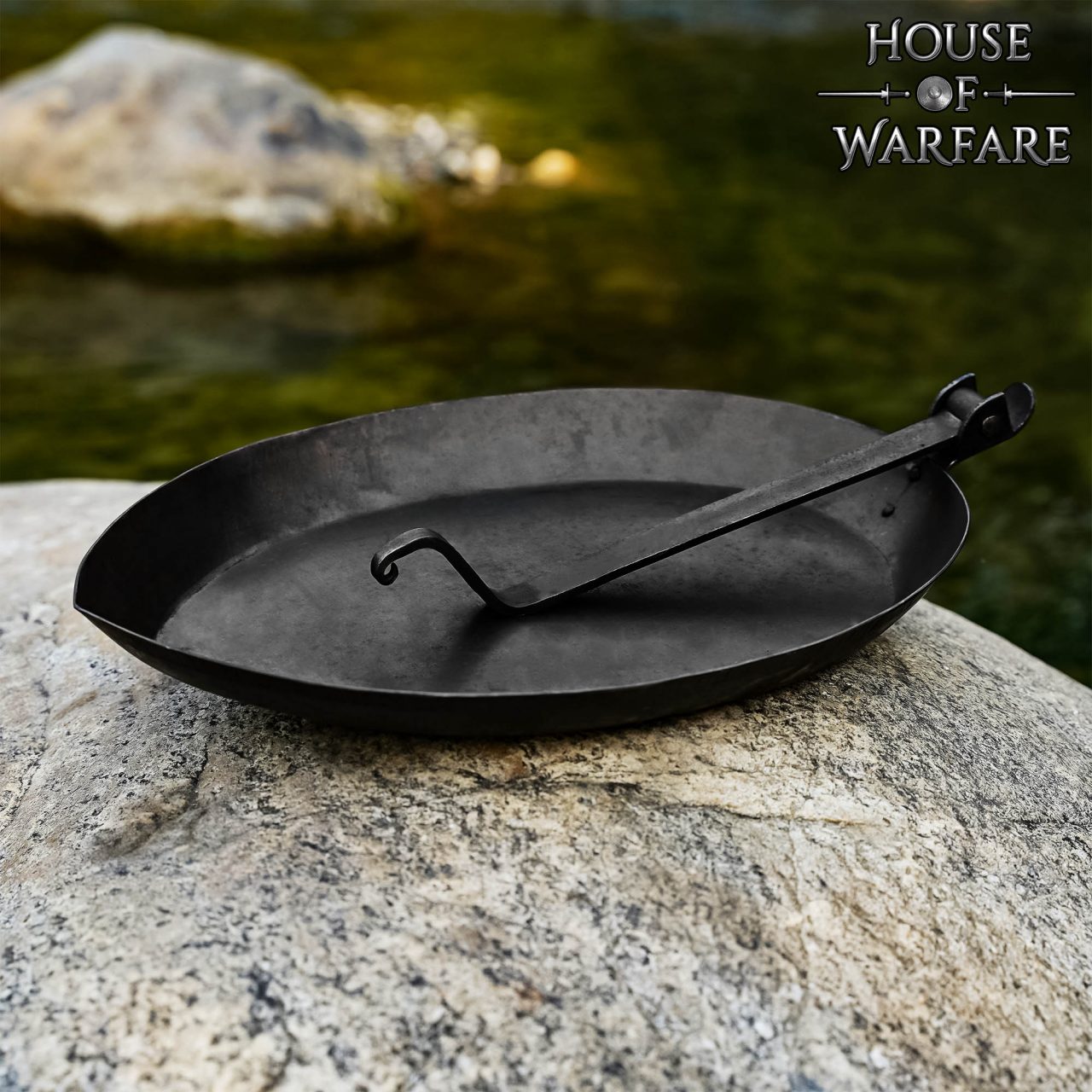 Imagen única de: Sartén de Camping Plegable Forjada a Mano