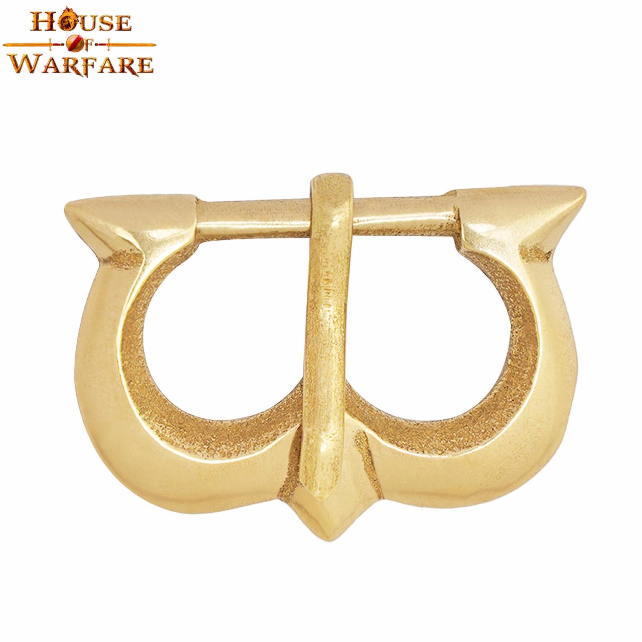 Hebilla medieval de latón macizo para cinturones y correas - imagen 12
