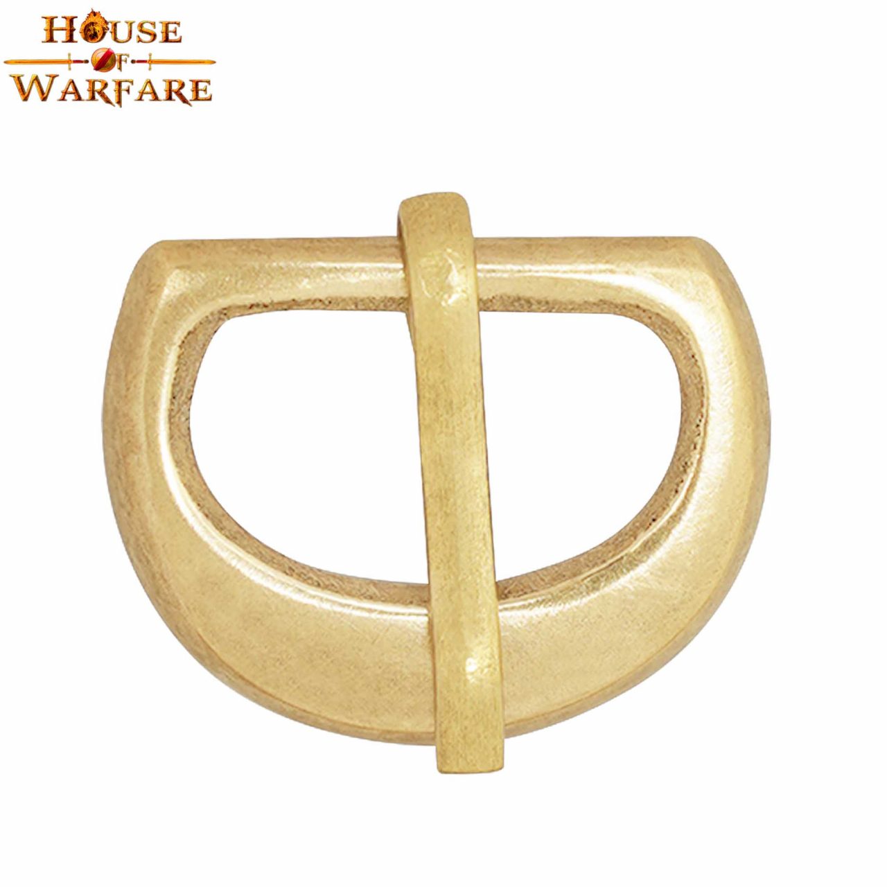 Hebilla medieval de latón macizo para correas pequeñas - imagen 11