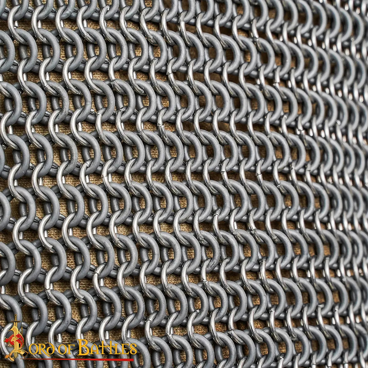 Cota de mallas de aluminio, manga corta — anillos 10 mm (14 gauge) - imagen 14