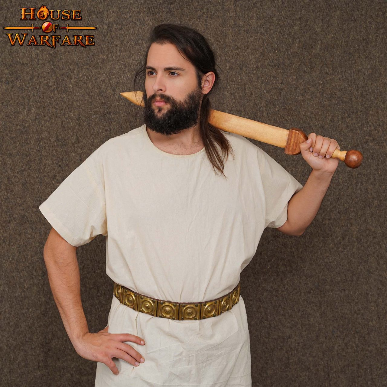 Espada gladius romana de madera artesanal - imagen 8