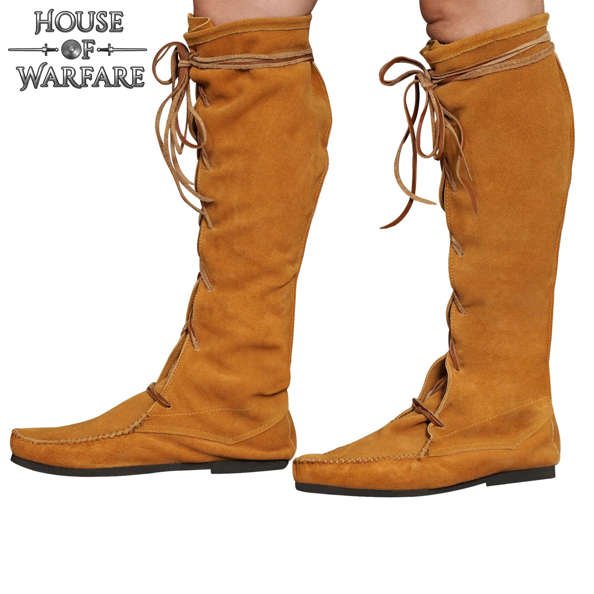 Botas medievales largas de ante (siglos IX–XV) - imagen 10