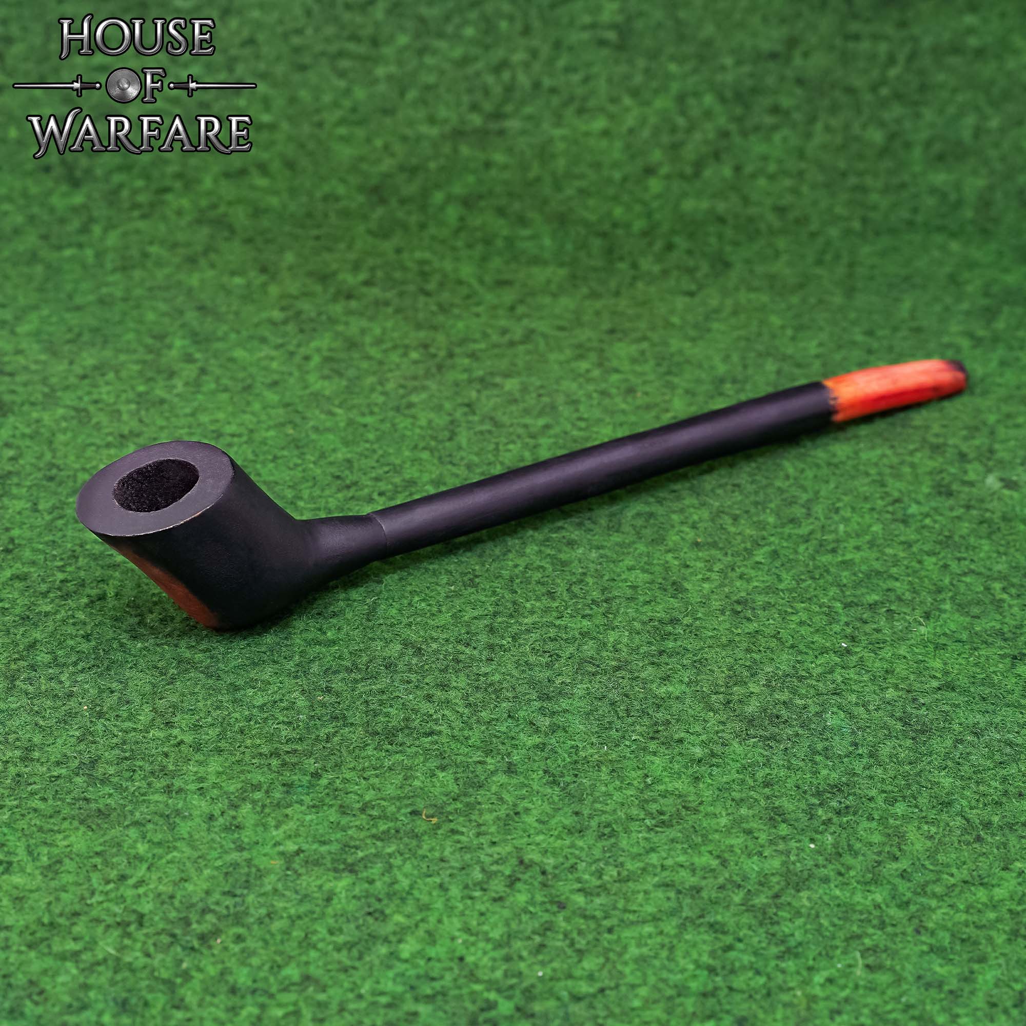 Pipa Churchwarden de madera de mango, caña larga - imagen 5