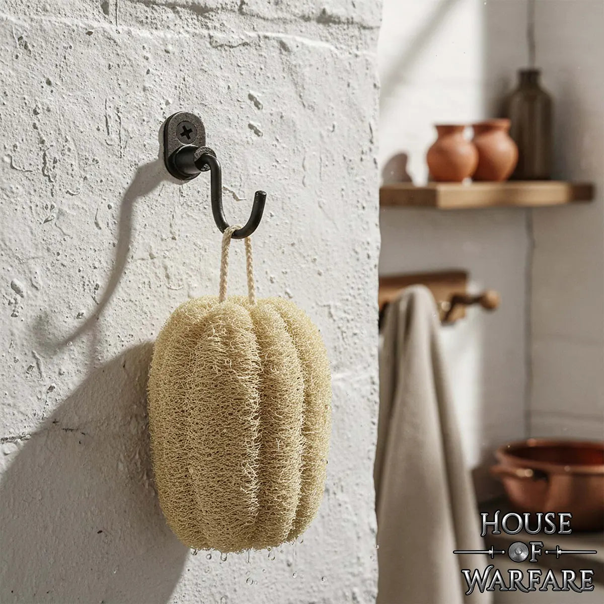 Imagen única de: Gancho de pared de hierro forjado a mano - Negro