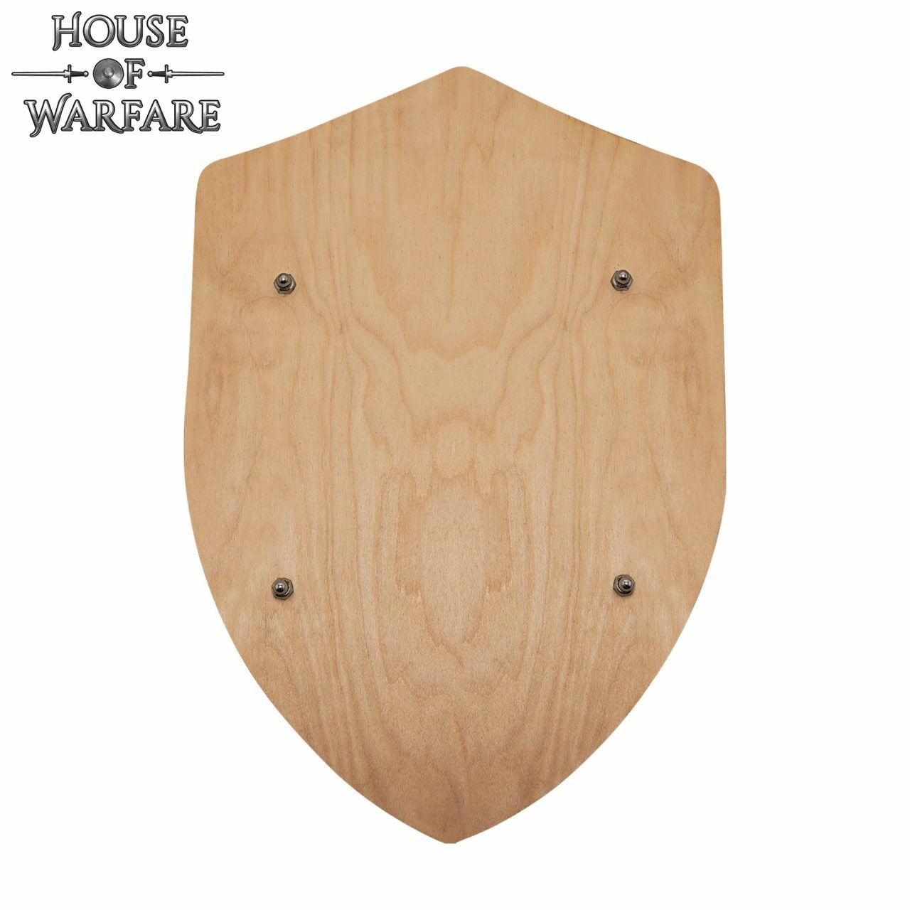 Escudo grande de madera maciza personalizable con correas de cuero - imagen 14