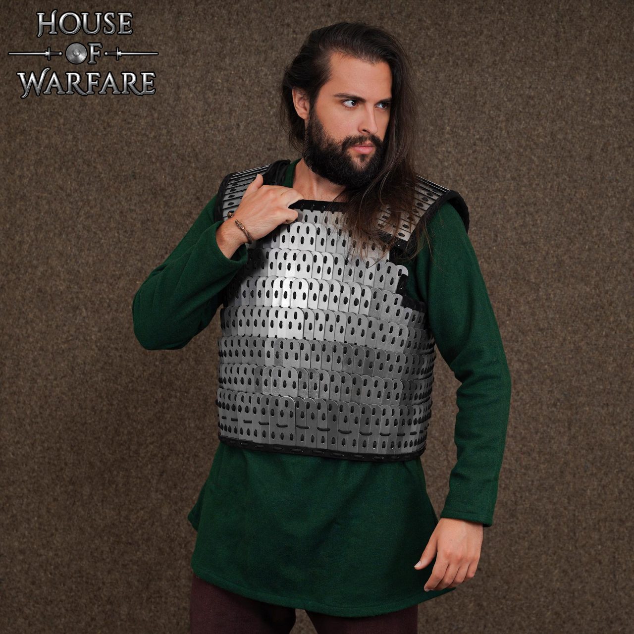 Armadura lamelar BIRKA - Vikinga para LARP (L/M/XL) - imagen 9