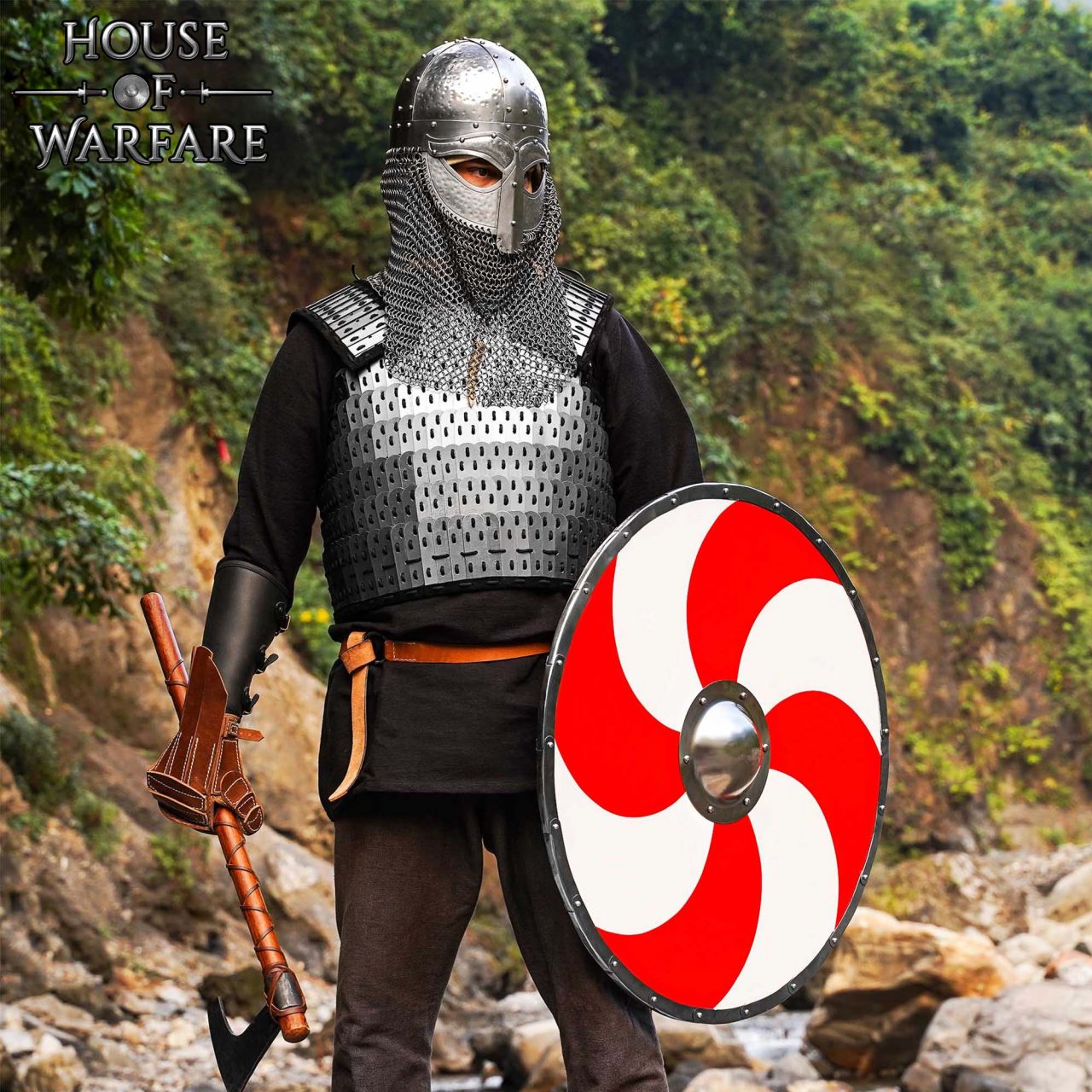 Armadura lamelar BIRKA - Vikinga para LARP (L/M/XL) - imagen 10