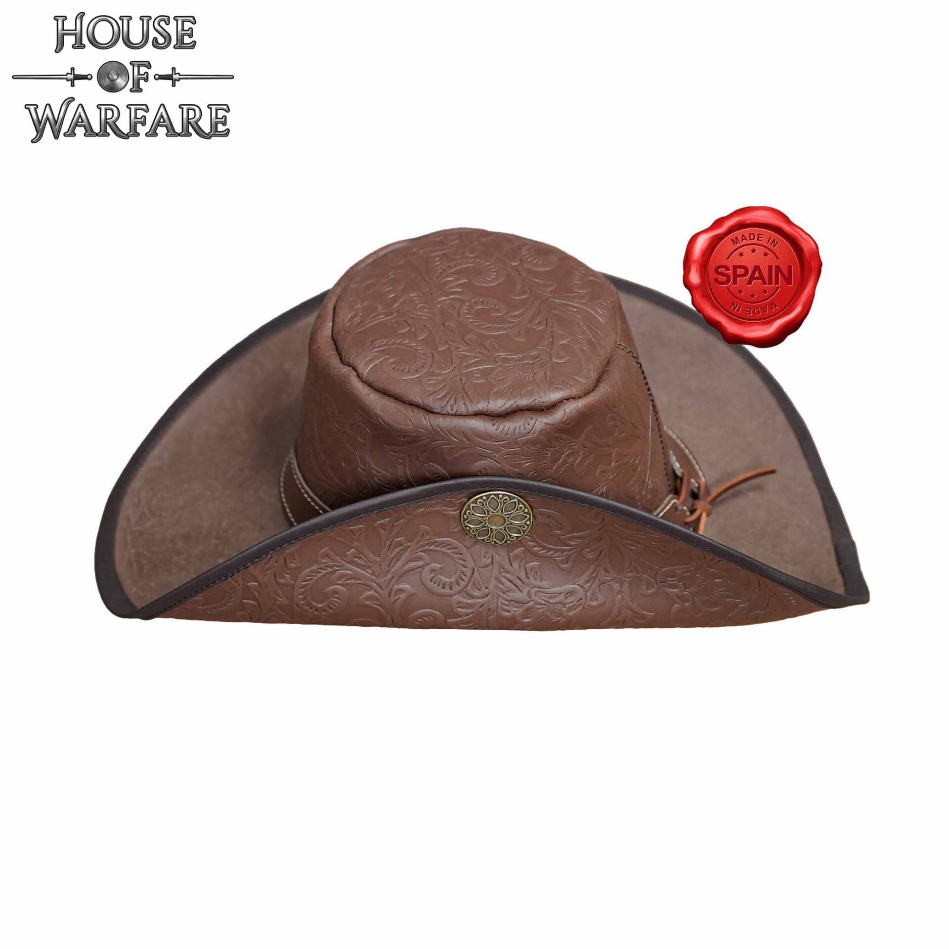 Sombrero pirata Flandes de cuero - imagen 15