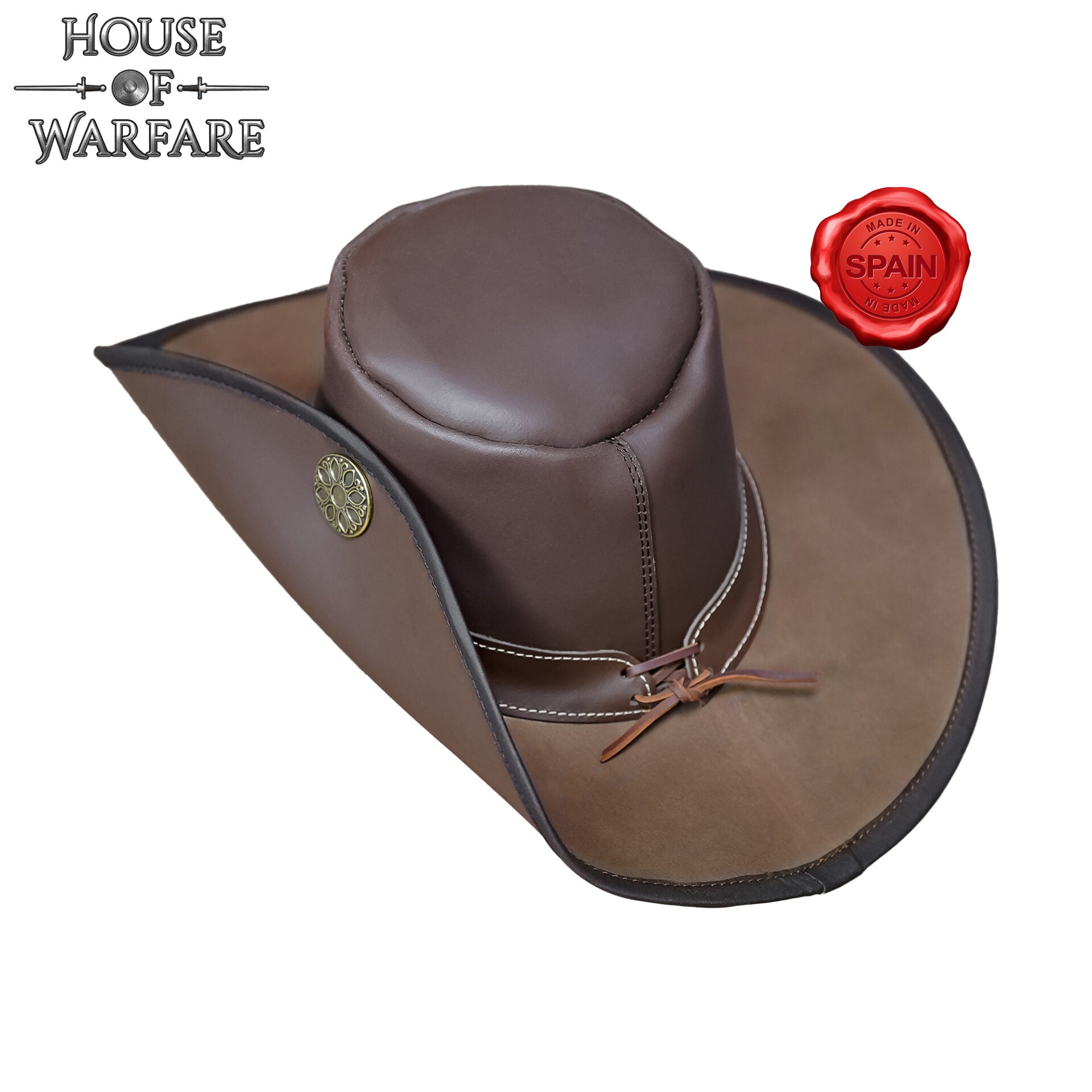 Sombrero pirata Flandes de cuero - imagen 10