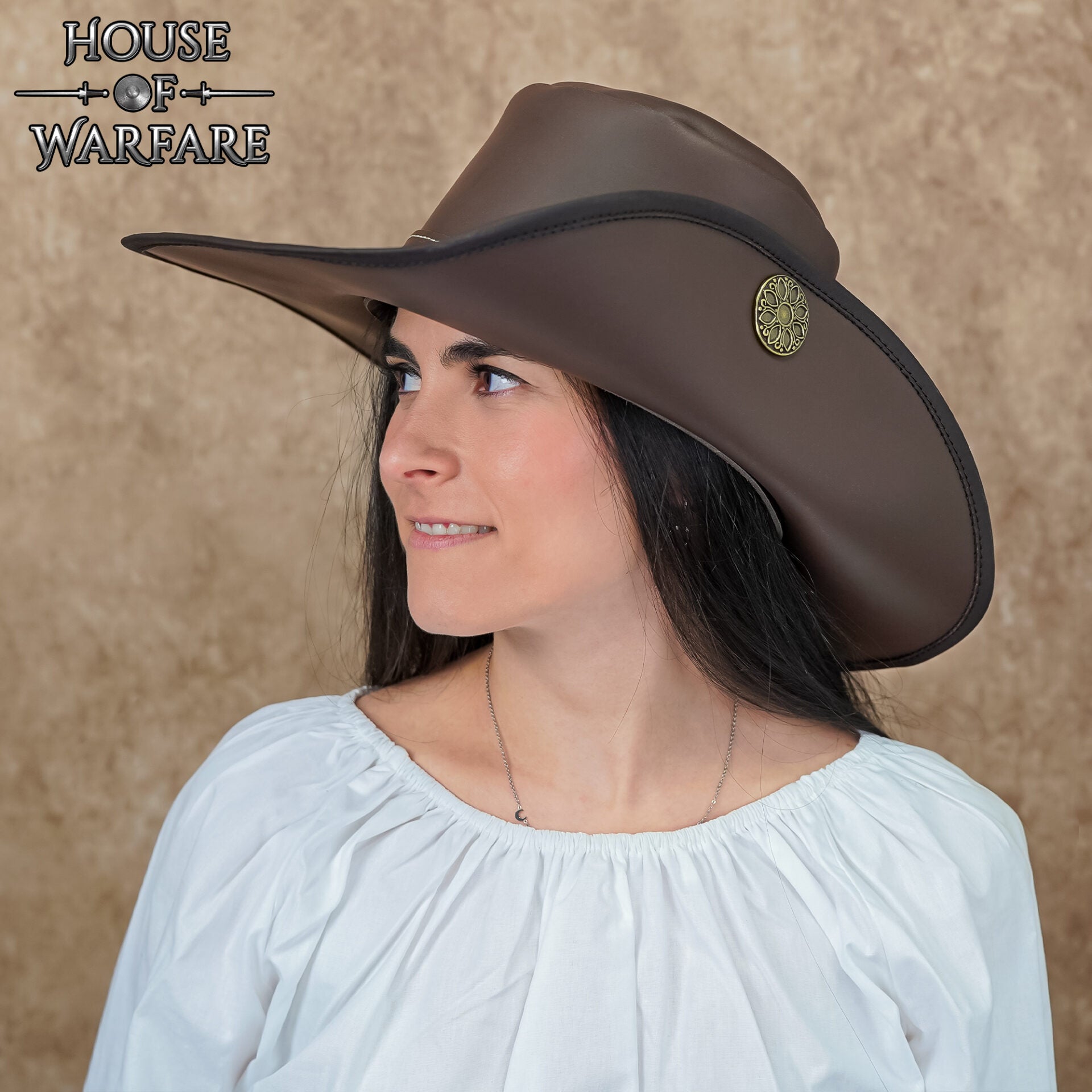 Sombrero pirata Flandes de cuero - imagen 11