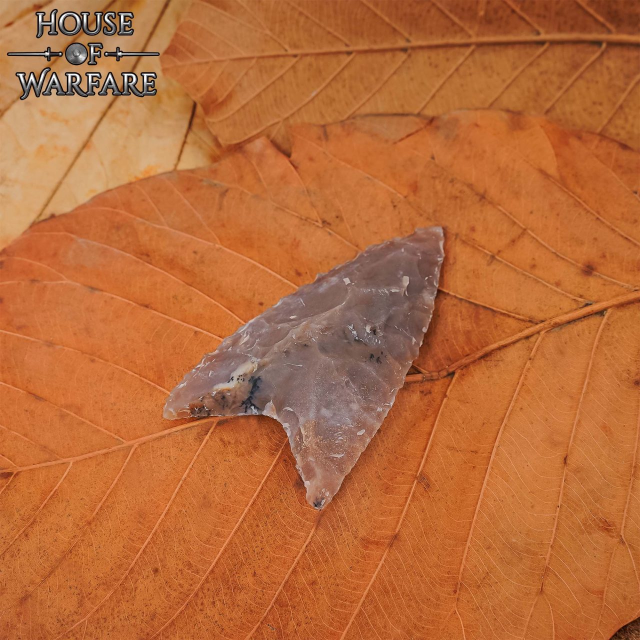 Punta de flecha histórica de sílex — 5 cm - imagen 2