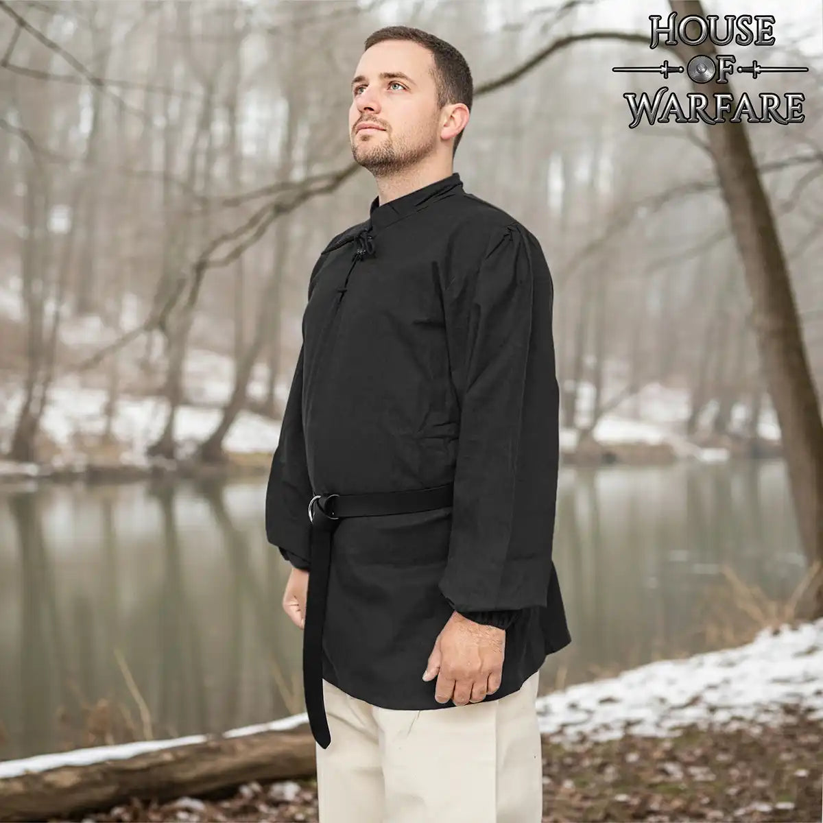 Camisa de algodón estilo medieval - imagen 3