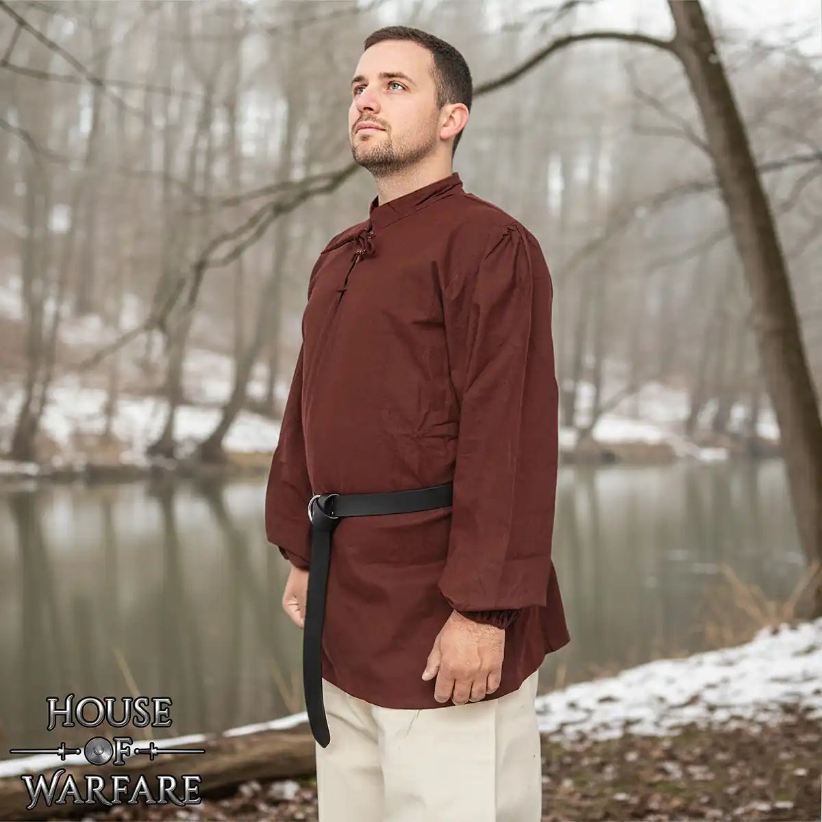 Camisa de algodón estilo medieval - imagen 11