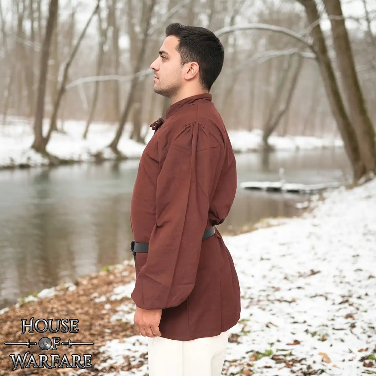 Camisa de algodón estilo medieval - imagen 13