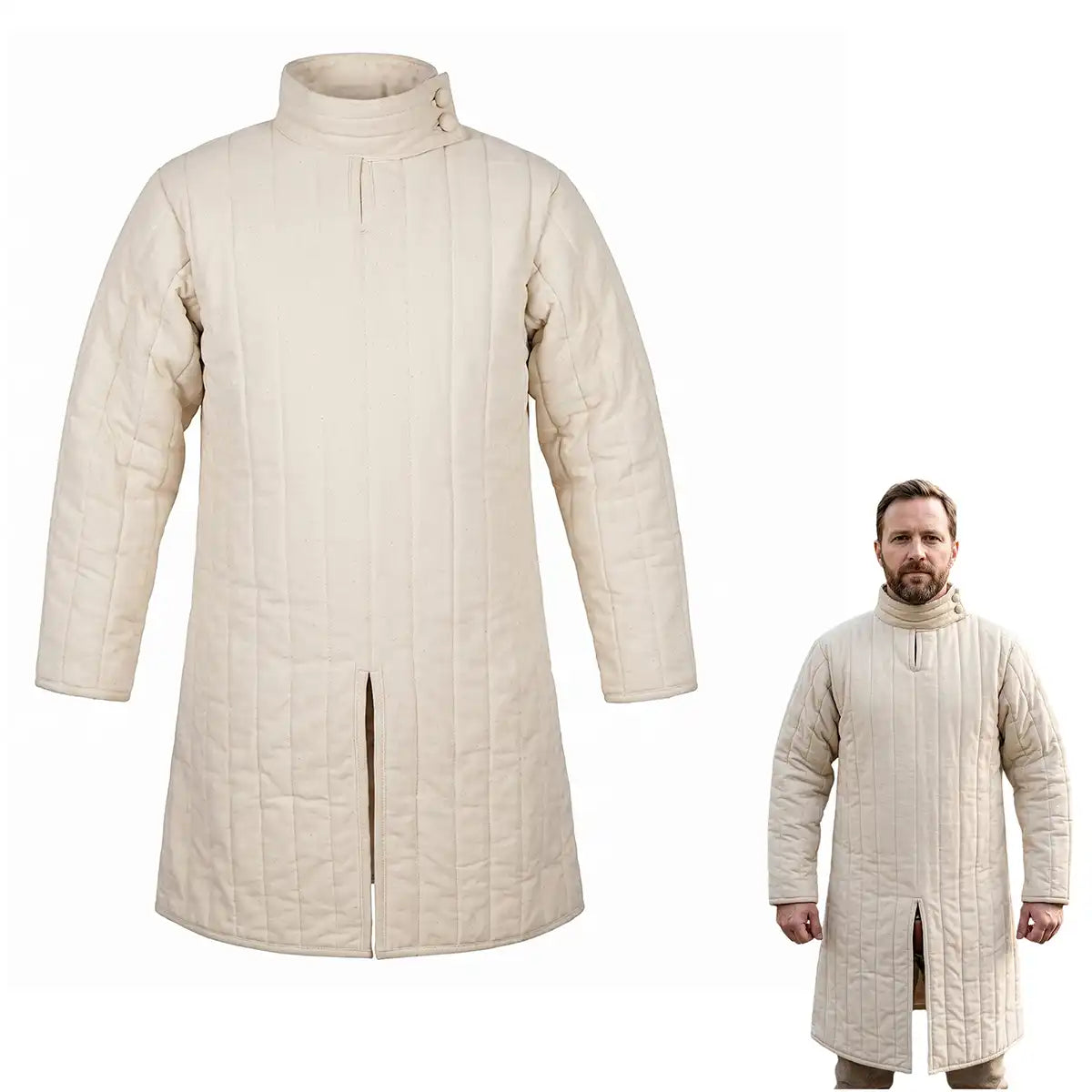 Gambesón medieval Tipo 8 — Acolchado triple