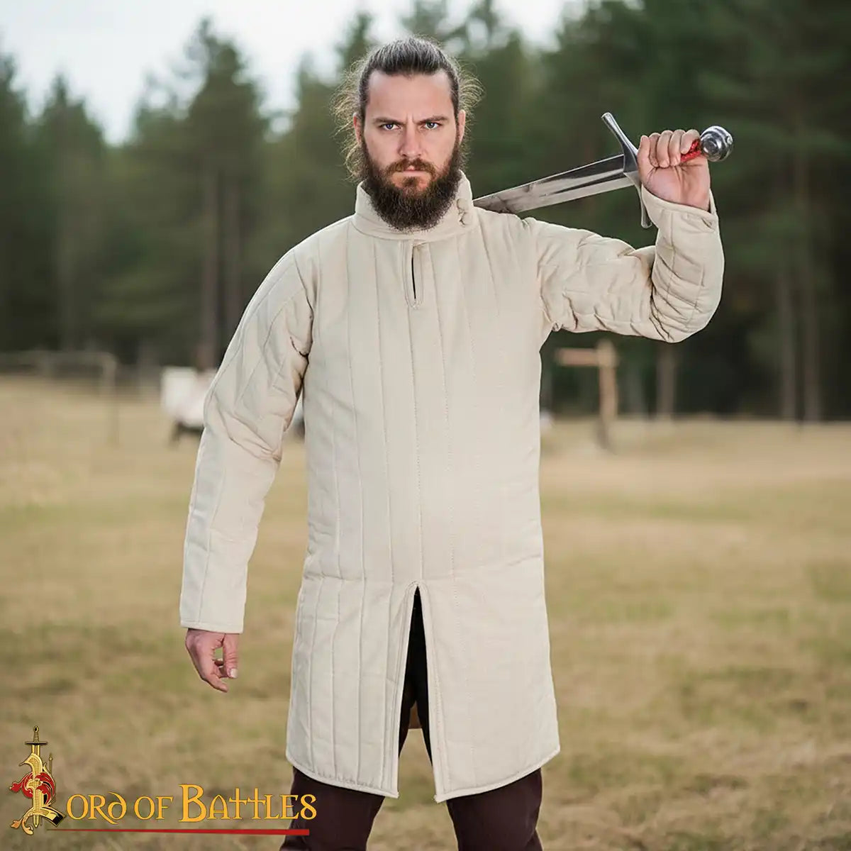 Gambesón medieval Tipo 8 — Acolchado triple - imagen 6