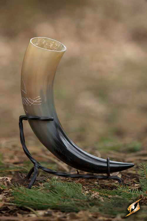 Imagen única de: Cuerno Para Beber Druida 0,5 L Con Soporte