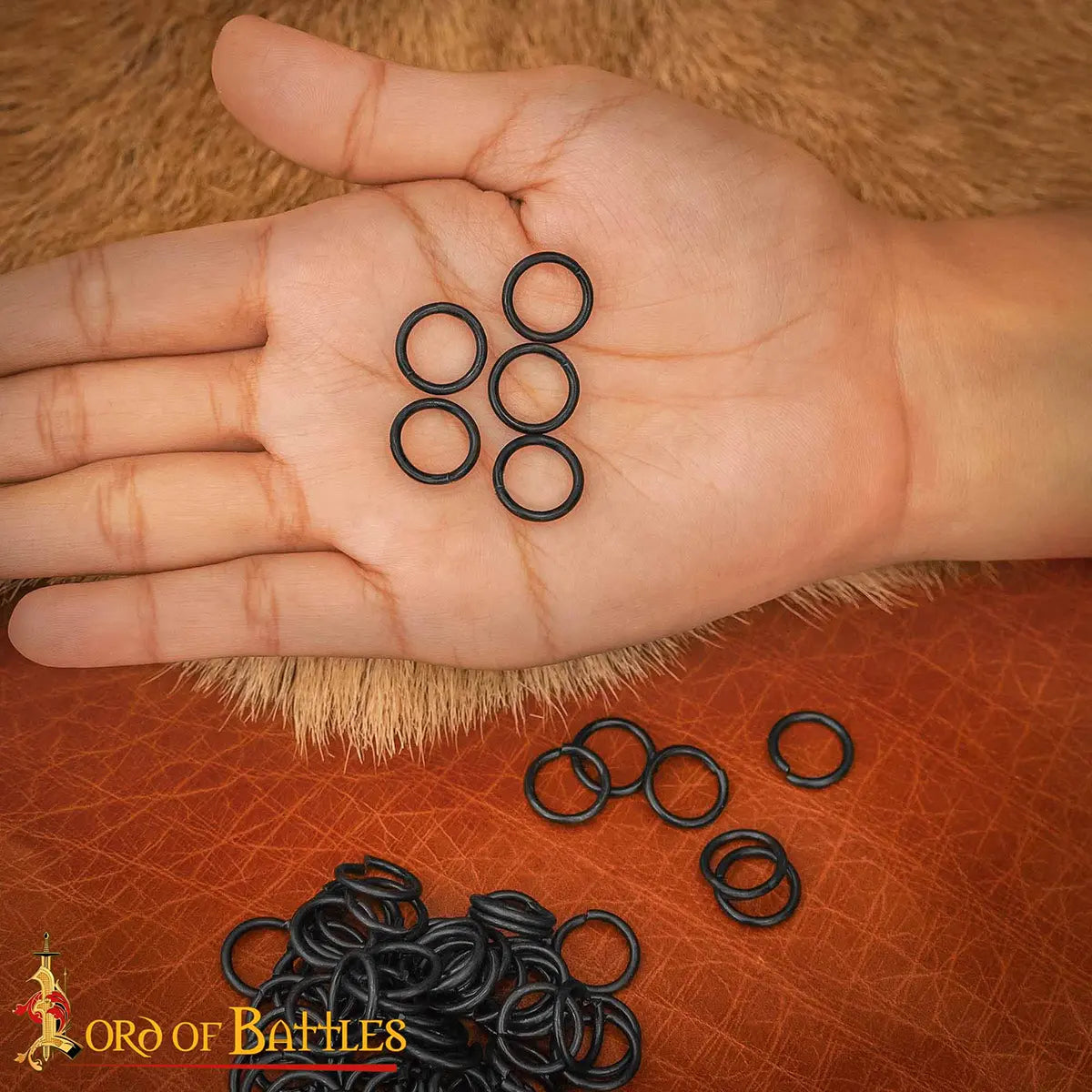 Imagen única de: Anillas de malla de acero 10 mm, calibre 16 — 1 kg