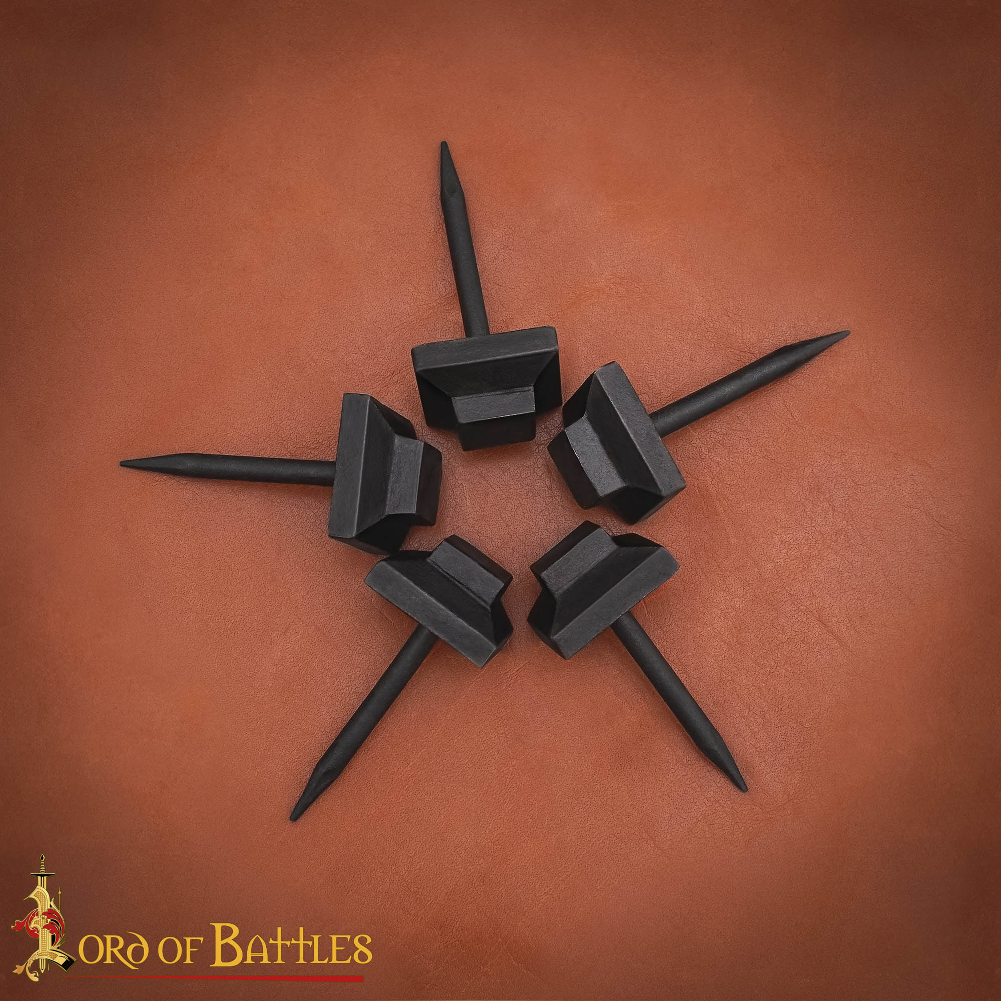 Set de 5 clavos de hierro forjados a mano, estilo vintage - imagen 12