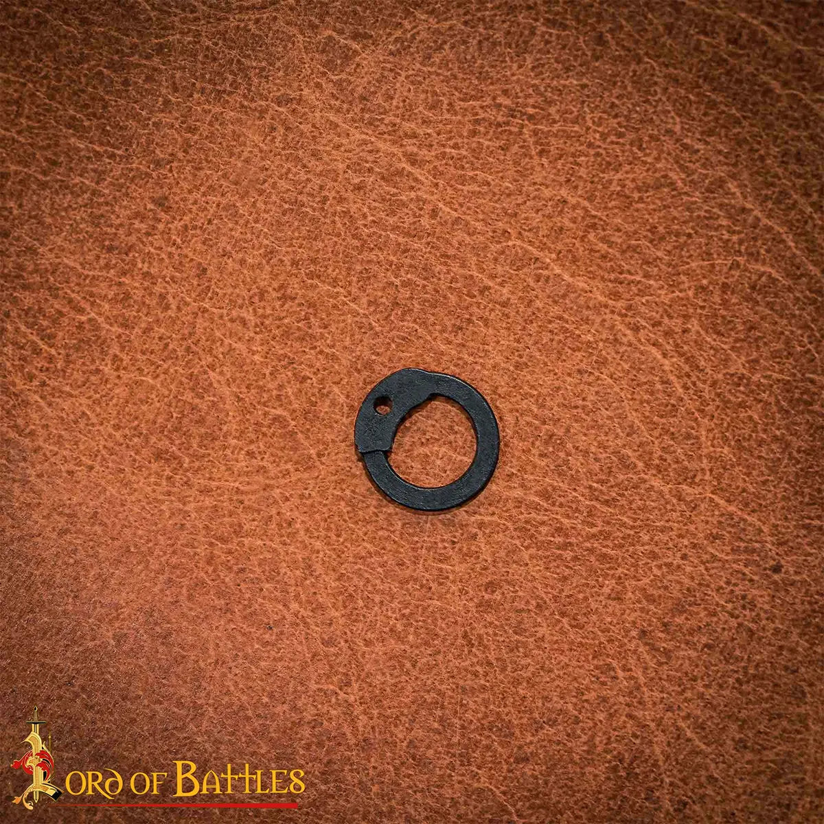 Anillas planas de acero 6 mm — 18 gauge, acabado ennegrecido — 1 kg - imagen 6