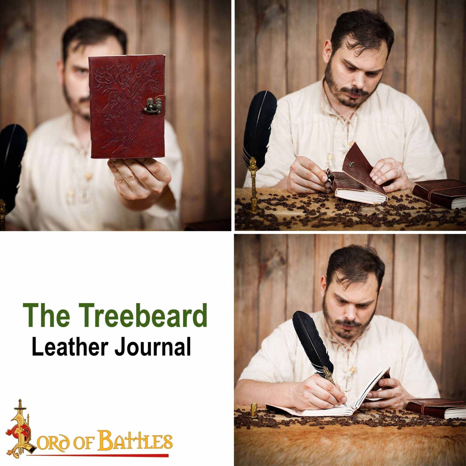 Imagen única de: Diario de Cuero "el Árbol de la Sabiduría" Diario de Cuero Vintage Hecho a Mano