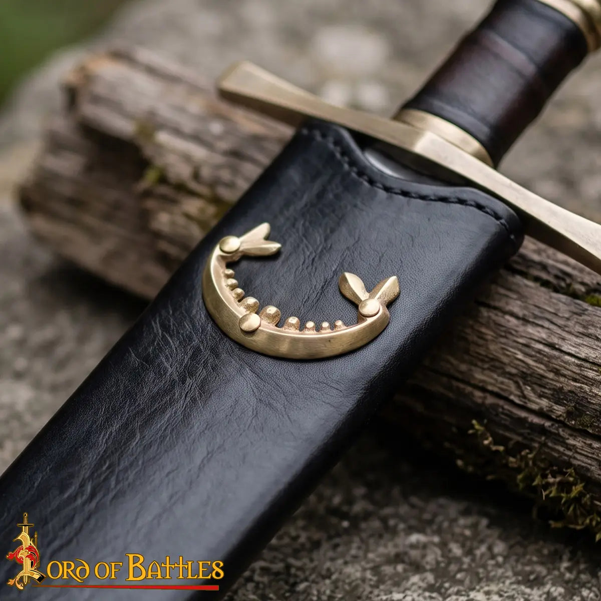 Imagen única de: Pasadores para cinturón medieval de latón macizo (set de 2)
