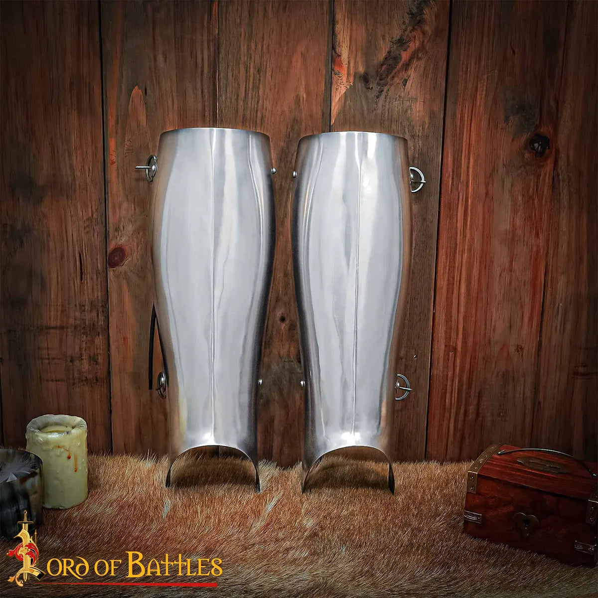 Grebas de acero para caballero medieval tardío - imagen 4