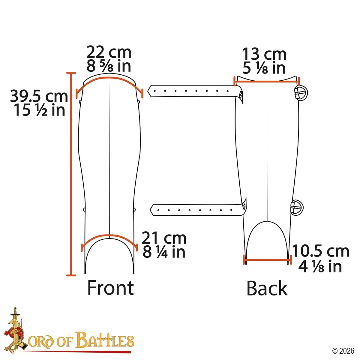 Grebas de acero para caballero medieval tardío - imagen 3