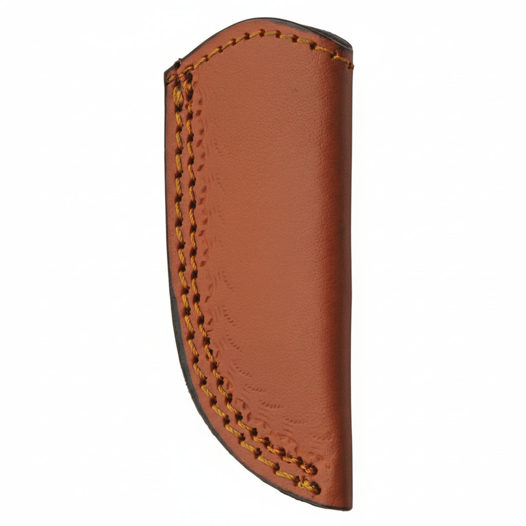 Cuchillo Artesanal Hueso Quemado – Acero de Damasco