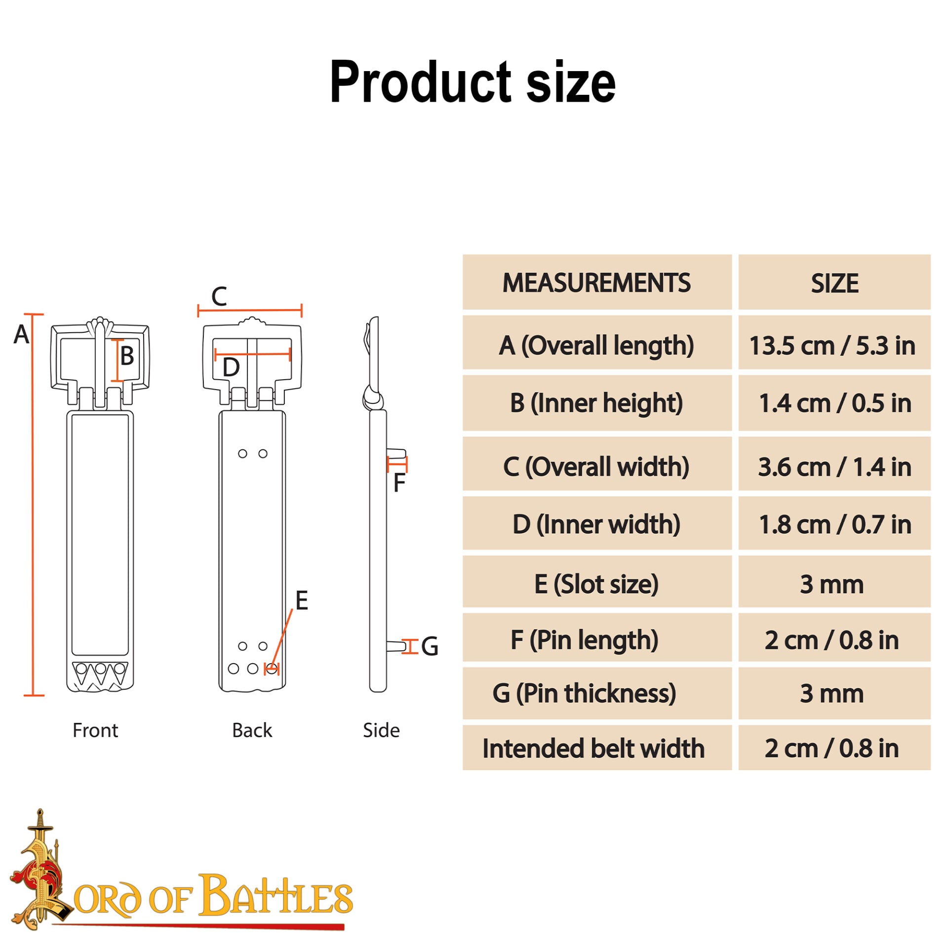 Imagen única de: Hebilla de Cinturón Vikinga de Latón Macizo con Forma de Dragón - Diseño Nórdico Grabado