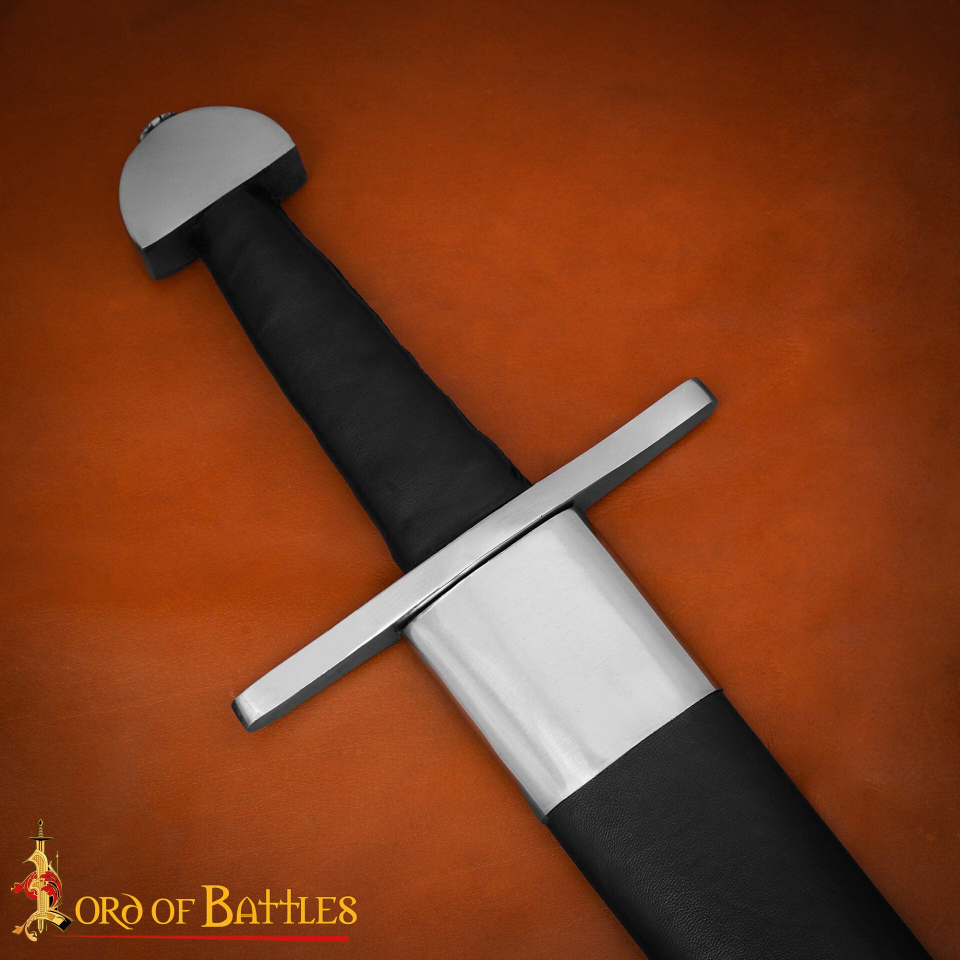 Imagen única de: Espada Vikinga Forjada a Mano Tradicionalmente con Vaina - Hoja Funcional de 38 Pulgadas