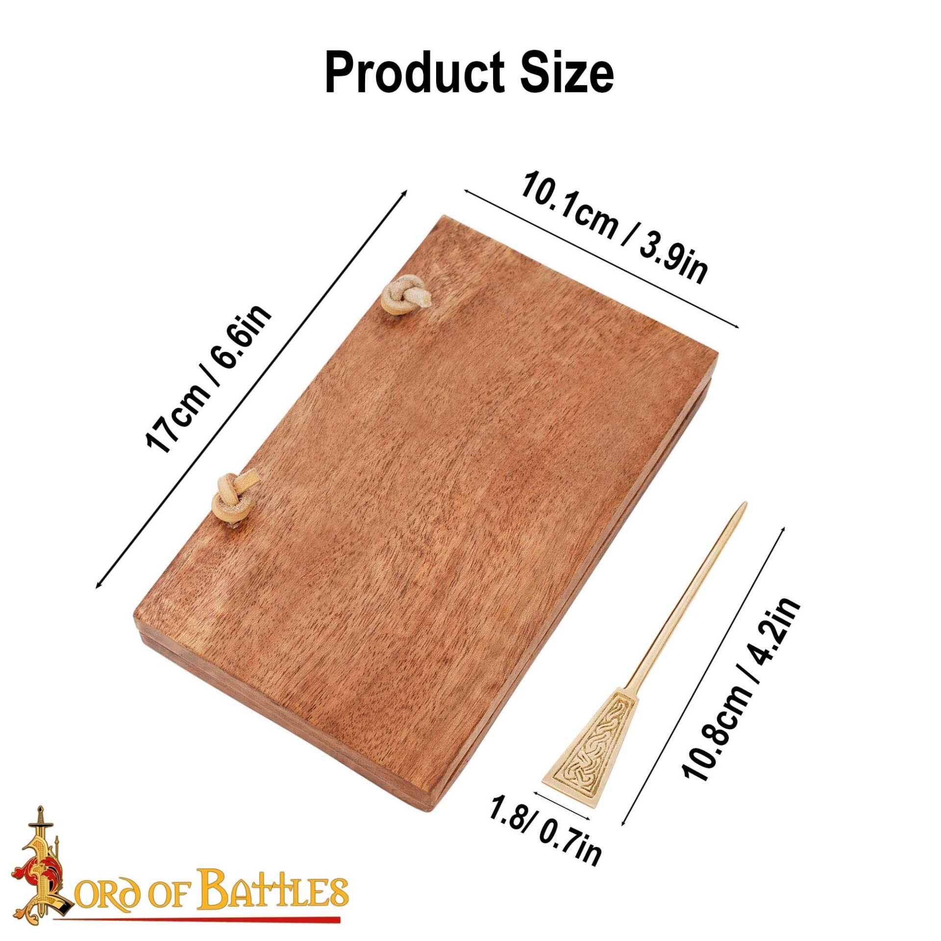 Imagen única de: Tabla de Cera Medieval de Madera con Estilete de Latón