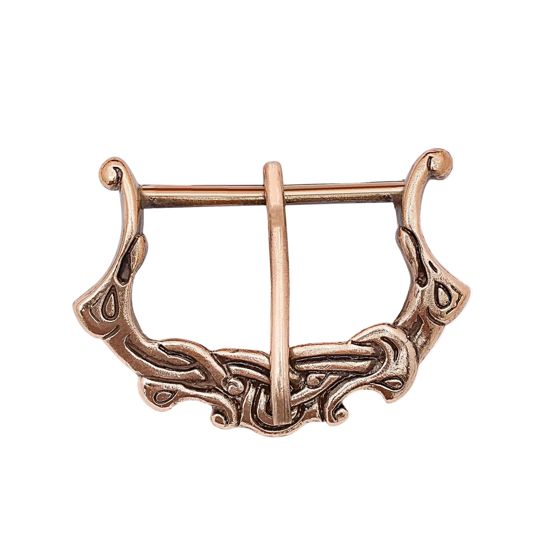 Hebilla nórdica de bronce (siglos IX–XI) — fundición a la cera perdida - imagen 16