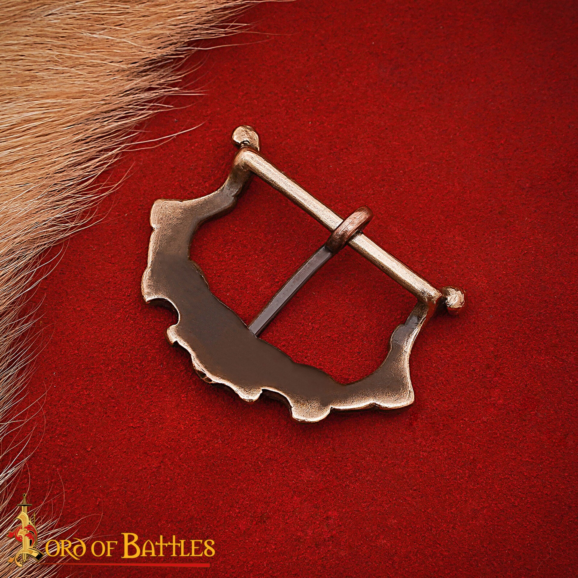 Hebilla nórdica de bronce (siglos IX–XI) — fundición a la cera perdida - imagen 8